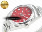 Oyster Perpetual 36mm 126000 Clean 1:1 Best Edition 904L Steel Red Dial on SS Bracelet VR3230 - Görsel 6