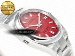 Oyster Perpetual 36mm 126000 Clean 1:1 Best Edition 904L Steel Red Dial on SS Bracelet VR3230 - Görsel 7