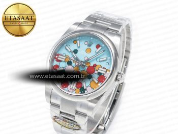 Oyster Perpetual 41mm 124300 Clean 1:1 Best Edition 904L Steel Balloon Dial on SS Bracelet VR3230