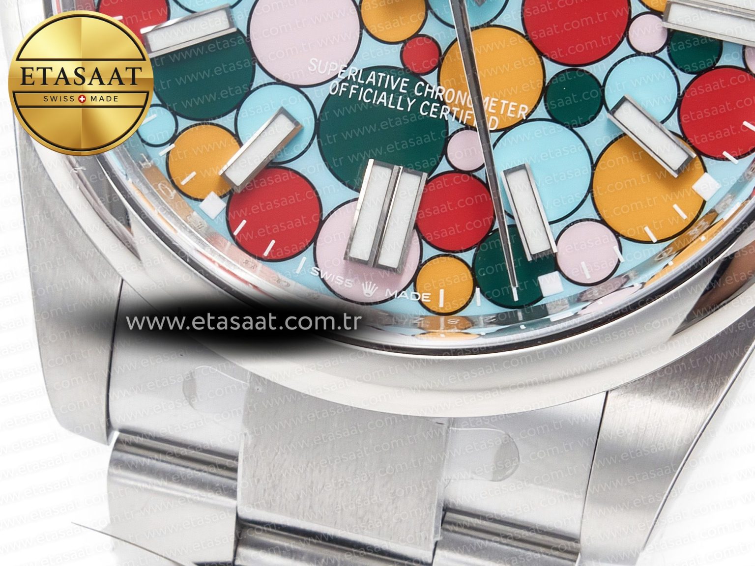 Oyster Perpetual 41mm 124300 Clean 1:1 Best Edition 904L Steel Balloon Dial on SS Bracelet VR3230 - Görsel 12