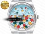 Oyster Perpetual 41mm 124300 Clean 1:1 Best Edition 904L Steel Balloon Dial on SS Bracelet VR3230 - Görsel 4