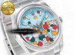 Oyster Perpetual 41mm 124300 Clean 1:1 Best Edition 904L Steel Balloon Dial on SS Bracelet VR3230 - Görsel 5