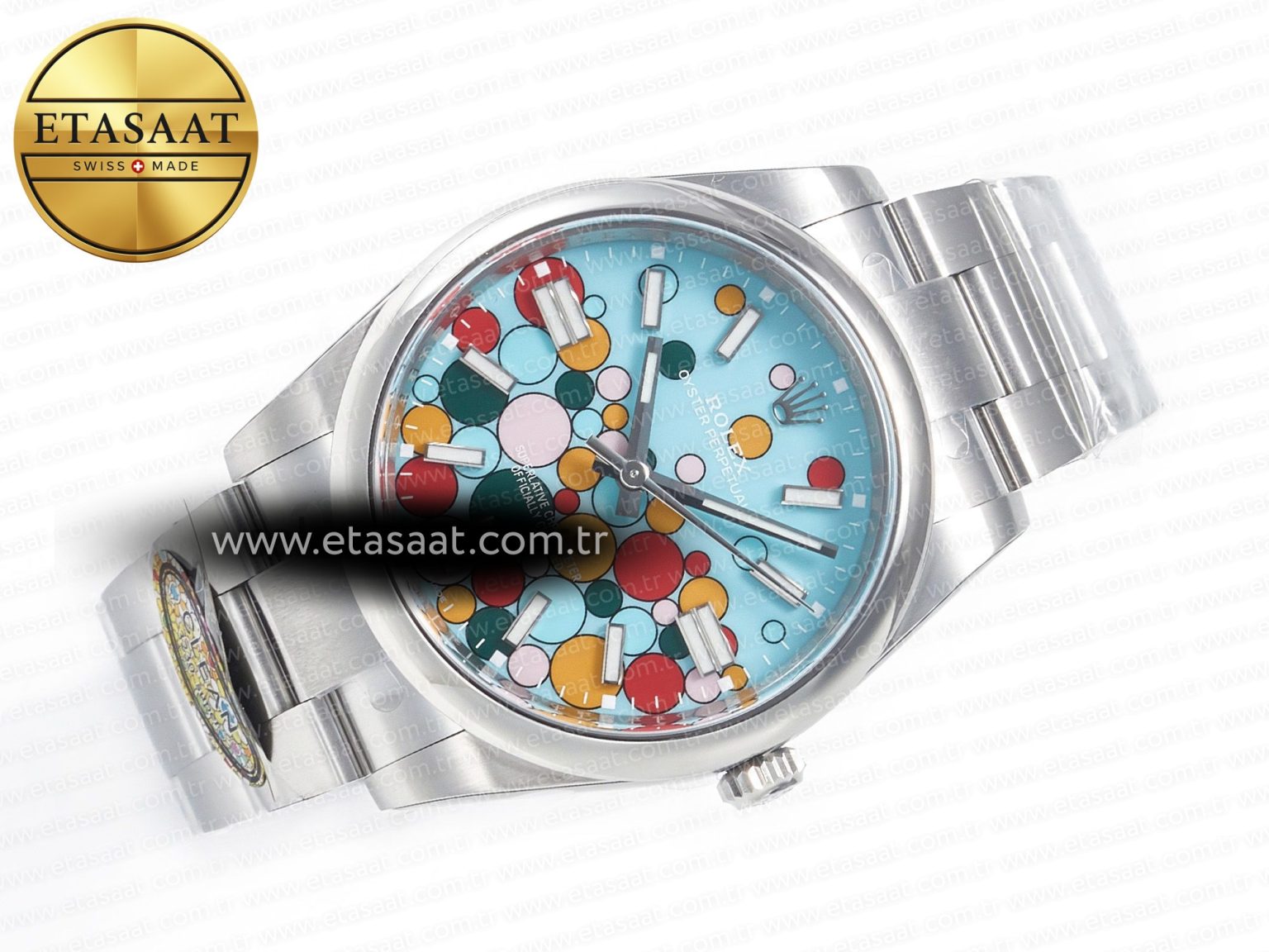 Oyster Perpetual 41mm 124300 Clean 1:1 Best Edition 904L Steel Balloon Dial on SS Bracelet VR3230 - Görsel 8
