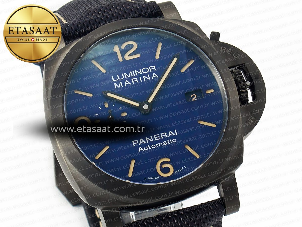 PAM1021 W TTF 1:1 Best Edition on Blue Nylon Strap P9010 - Görsel 5