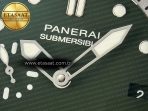 PAM1055 Luminor Submersible 42mm Verde Militare VSF 1:1 Best Edition on Green Rubber Strap P.900 Clone - Görsel 12