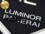 PAM1096 W LUMINOR GMT 42MM TITANIUM VSF 1:1 BEST EDITION BLACK DIAL ON BLACK LEATHER STRAP P.9011 SUPER CLONE - Görsel 10
