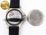 PAM1096 W LUMINOR GMT 42MM TITANIUM VSF 1:1 BEST EDITION BLACK DIAL ON BLACK LEATHER STRAP P.9011 SUPER CLONE - Görsel 19