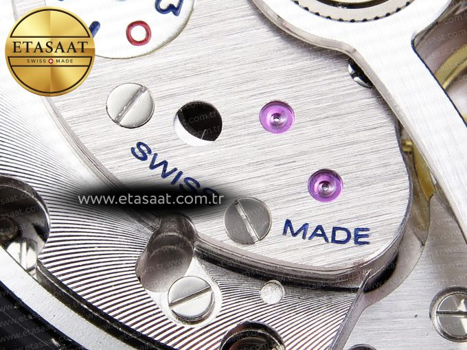 PAM1096 W LUMINOR GMT 42MM TITANIUM VSF 1:1 BEST EDITION BLACK DIAL ON BLACK LEATHER STRAP P.9011 SUPER CLONE - Görsel 26