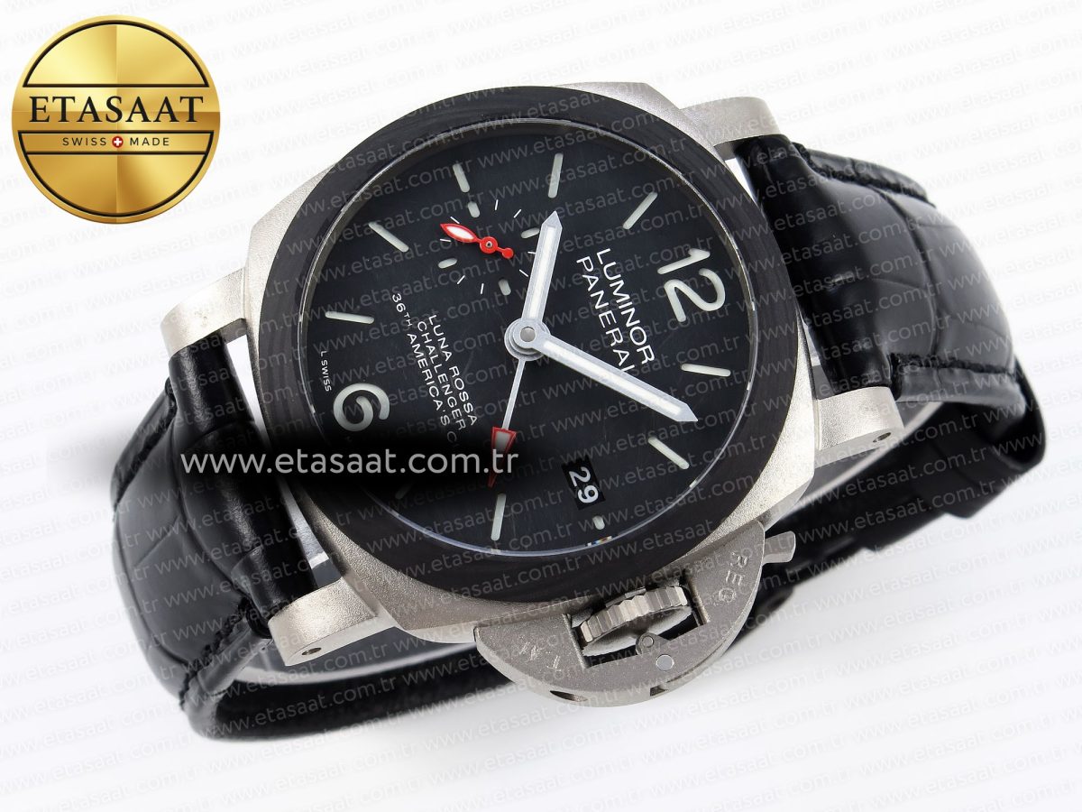 Penerai PAM1096 BLACK DIAL ON BLACK P.9011 - Görsel 7