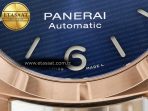 PAM1112 W TTF 1:1 Best Edition on Blue Leather Strap P9010 - Görsel 13