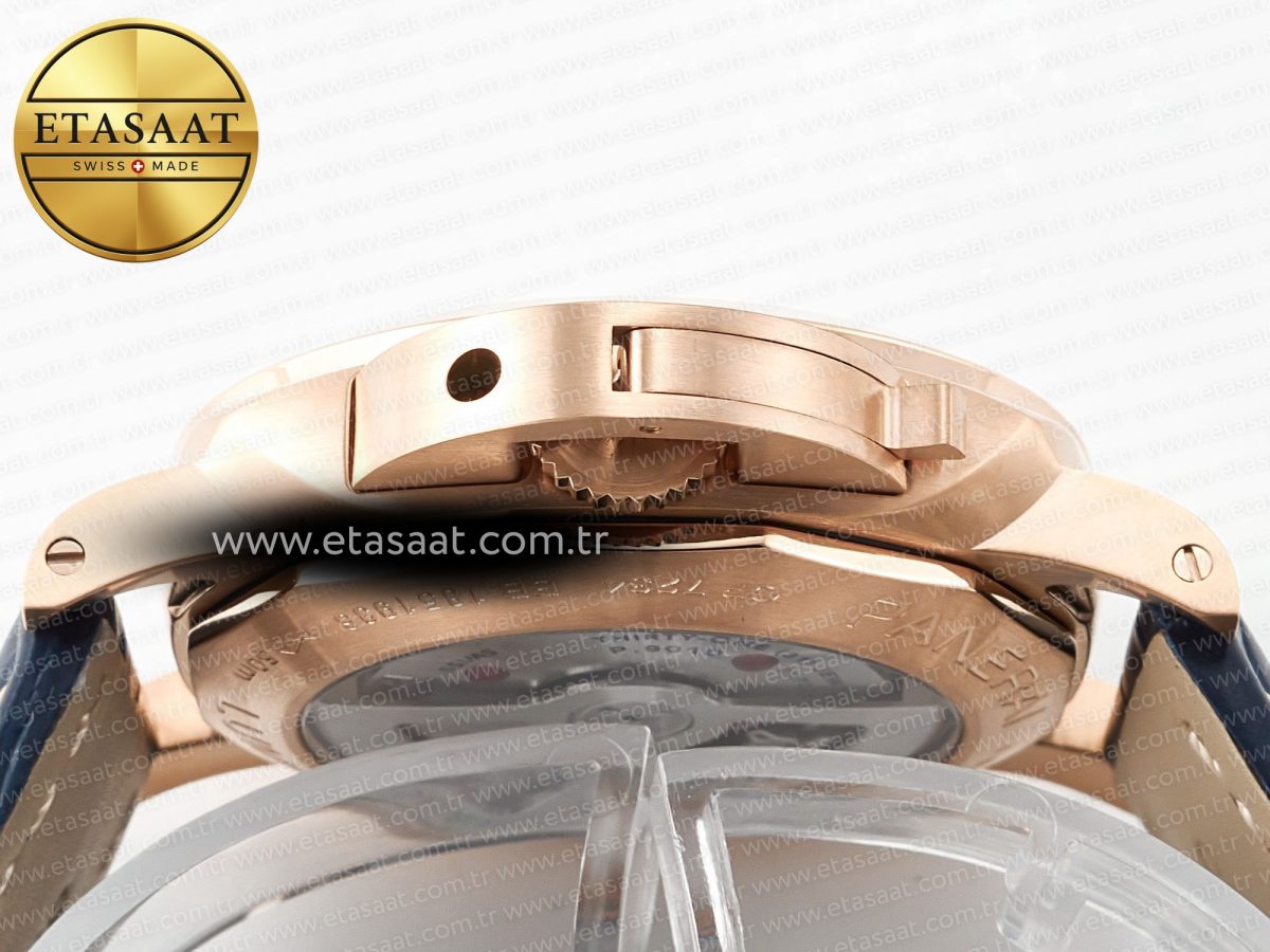 PAM1112 W TTF 1:1 Best Edition on Blue Leather Strap P9010 - Görsel 17