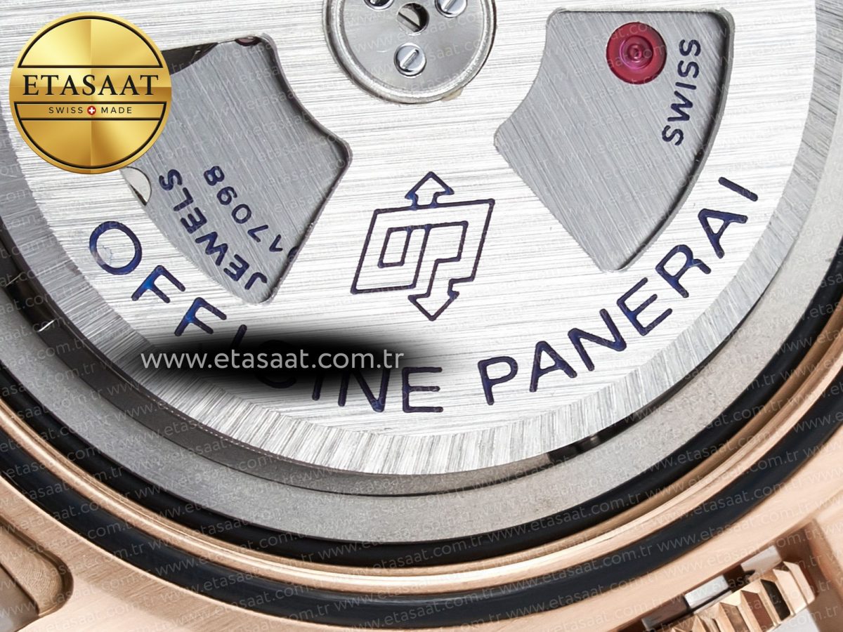 PAM1112 W TTF 1:1 Best Edition on Blue Leather Strap P9010 - Görsel 24