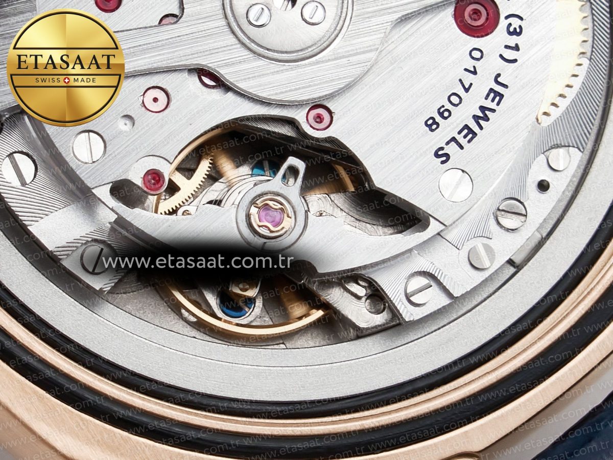 PAM1112 W TTF 1:1 Best Edition on Blue Leather Strap P9010 - Görsel 26