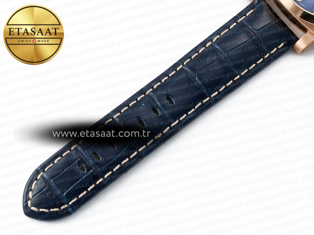 PAM1112 W TTF 1:1 Best Edition on Blue Leather Strap P9010 - Görsel 27