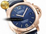 PAM1112 W TTF 1:1 Best Edition on Blue Leather Strap P9010 - Görsel 5