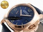 PAM1112 W TTF 1:1 Best Edition on Blue Leather Strap P9010 - Görsel 6