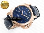 PAM1112 W TTF 1:1 Best Edition on Blue Leather Strap P9010 - Görsel 8