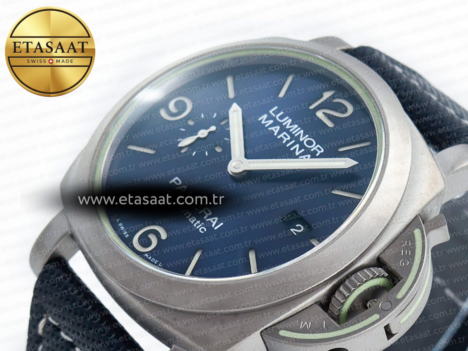 PAM1117 W TTF 1:1 Best Edition on Blue Nylon Strap P9010 - Görsel 6
