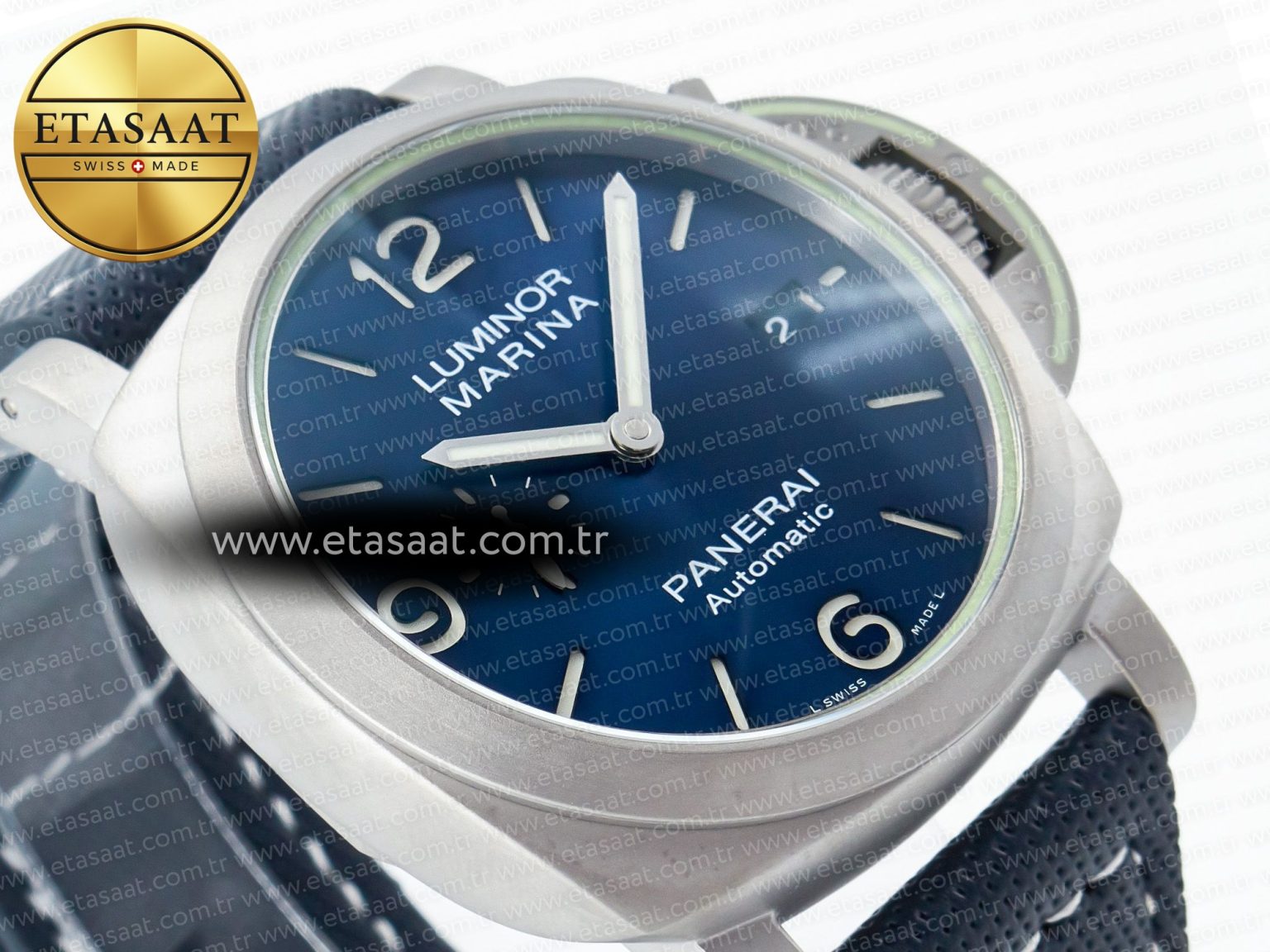 PAM1117 W TTF 1:1 Best Edition on Blue Nylon Strap P9010 - Görsel 7