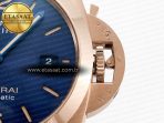 PAM1157 W TTF 1:1 Best Edition on Blue Leather Strap P9010 - Görsel 11