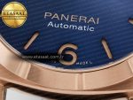 PAM1157 W TTF 1:1 Best Edition on Blue Leather Strap P9010 - Görsel 12