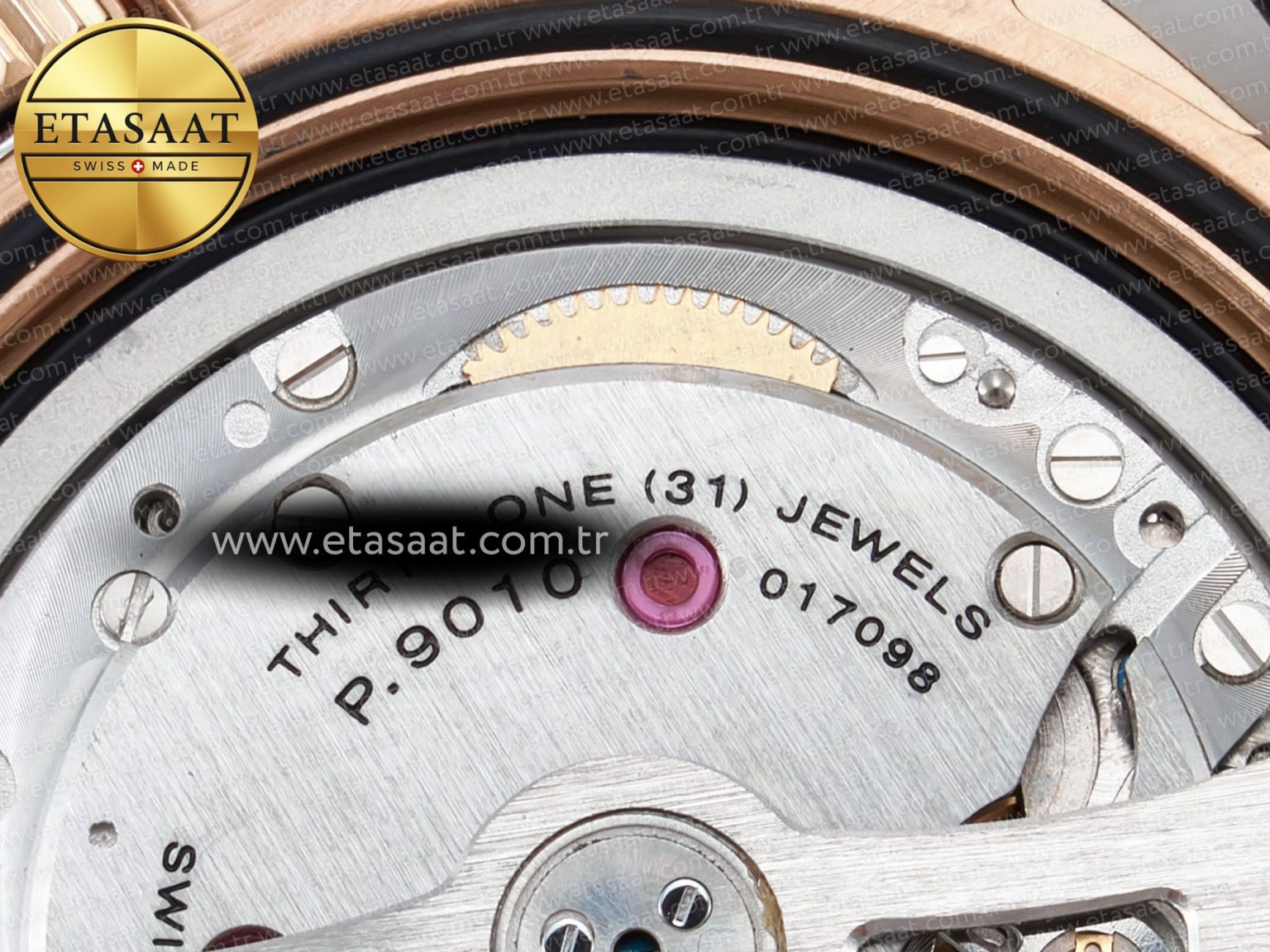 PAM1157 W TTF 1:1 Best Edition on Blue Leather Strap P9010 - Görsel 22