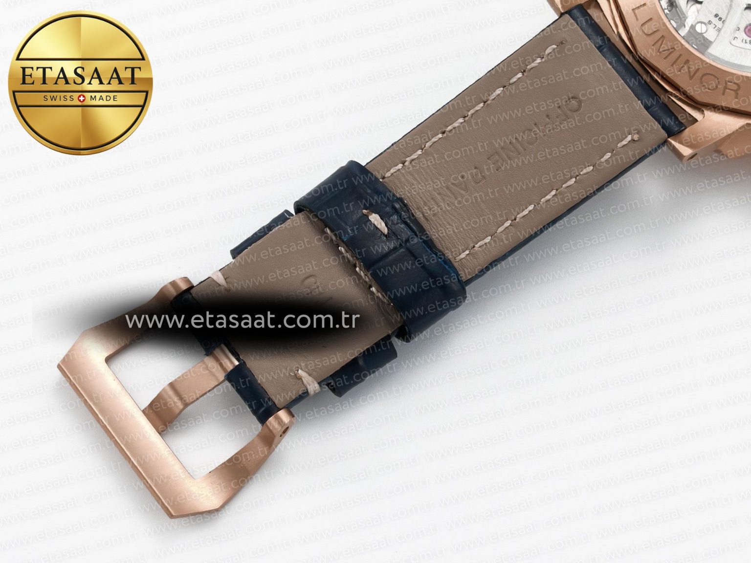 PAM1157 W TTF 1:1 Best Edition on Blue Leather Strap P9010 - Görsel 29