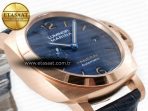 PAM1157 W TTF 1:1 Best Edition on Blue Leather Strap P9010 - Görsel 7