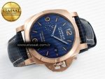 PAM1157 W TTF 1:1 Best Edition on Blue Leather Strap P9010 - Görsel 8
