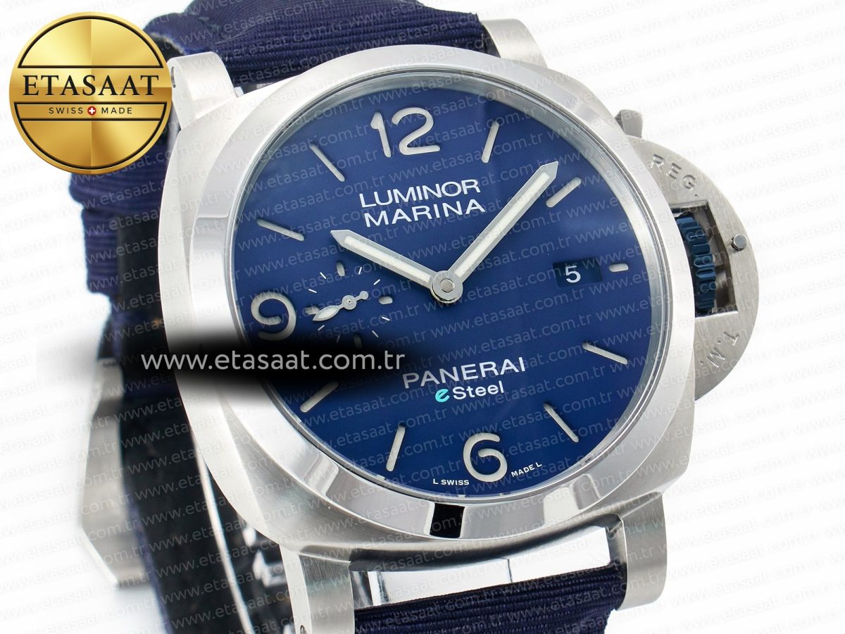 PAM1157 W TTF 1:1 Best Edition on Blue Nylon Strap P9010 - Görsel 5