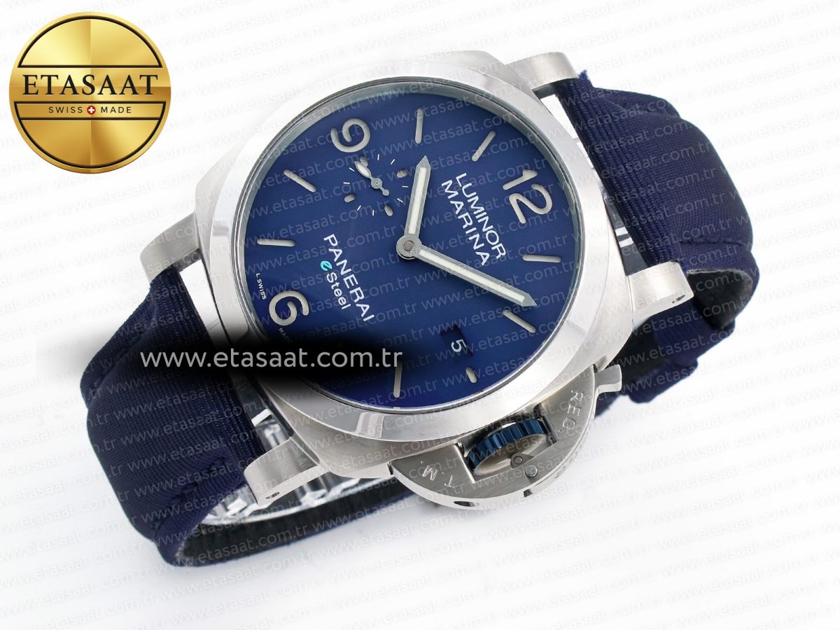 PAM1157 W TTF 1:1 Best Edition on Blue Nylon Strap P9010 - Görsel 8