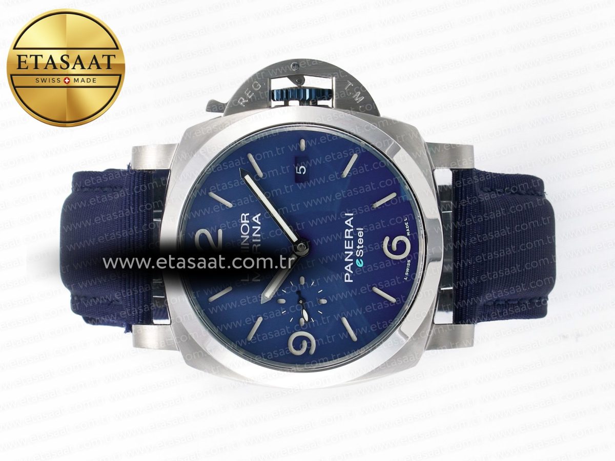 PAM1157 W TTF 1:1 Best Edition on Blue Nylon Strap P9010 - Görsel 9