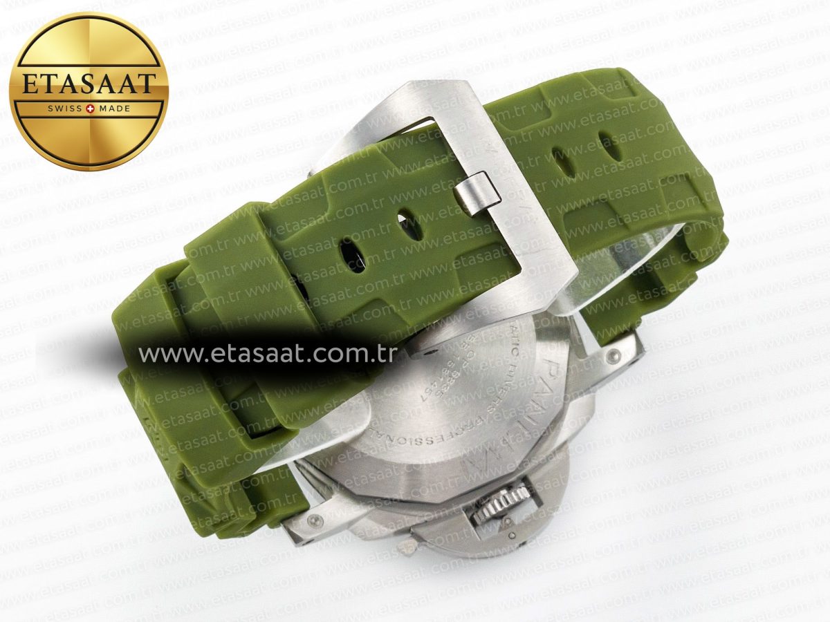 PAM1226 V SS TTF 1:1 Best Edition on Green Rubber Strap P900 - Görsel 18
