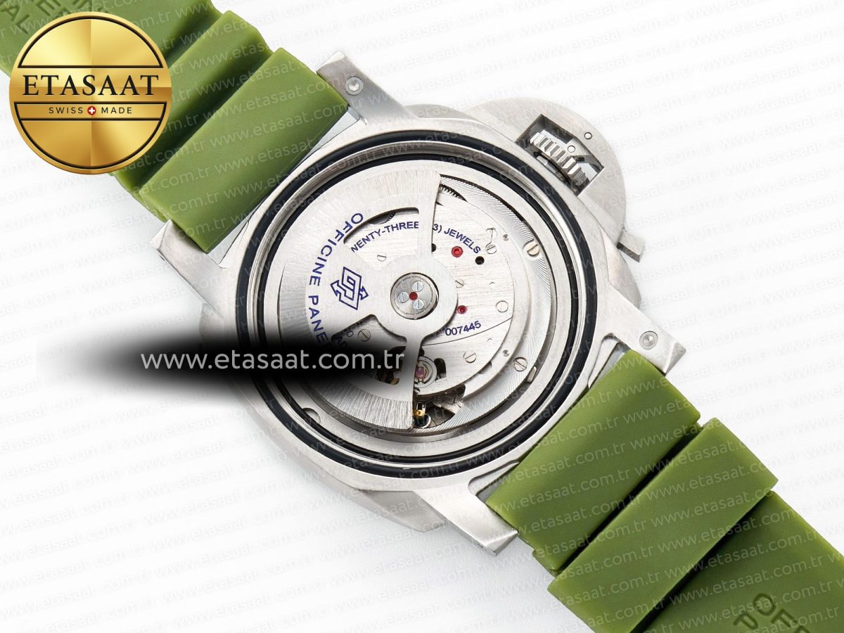 PAM1226 V SS TTF 1:1 Best Edition on Green Rubber Strap P900 - Görsel 21