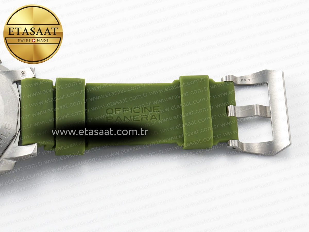 PAM1226 V SS TTF 1:1 Best Edition on Green Rubber Strap P900 - Görsel 29
