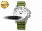 PAM1226 V SS TTF 1:1 Best Edition on Green Rubber Strap P900 - Görsel 3