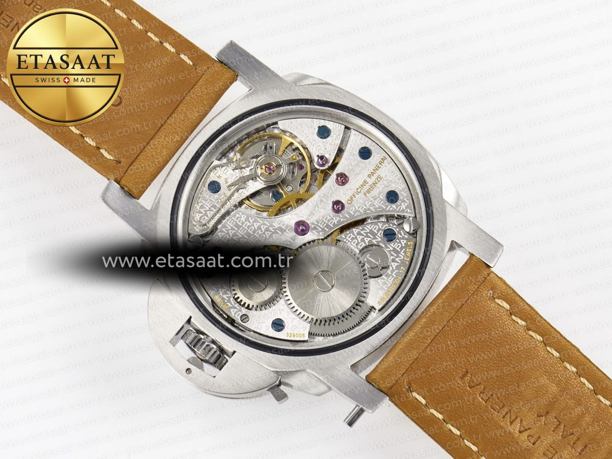PAM127 E VSF 1:1 Best Edition on Brown Leather Strap A6497 with Y-Incabloc - Görsel 19