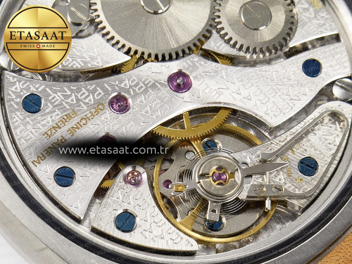 PAM127 E VSF 1:1 Best Edition on Brown Leather Strap A6497 with Y-Incabloc - Görsel 20
