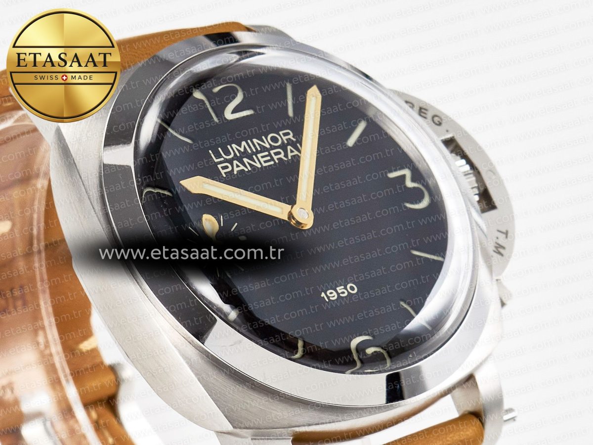 PAM127 E VSF 1:1 Best Edition on Brown Leather Strap A6497 with Y-Incabloc - Görsel 5