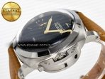 PAM127 E VSF 1:1 Best Edition on Brown Leather Strap A6497 with Y-Incabloc - Görsel 6