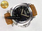 PAM127 E VSF 1:1 Best Edition on Brown Leather Strap A6497 with Y-Incabloc - Görsel 8
