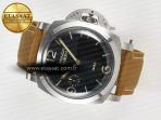 PAM127 E VSF 1:1 Best Edition on Brown Leather Strap A6497 with Y-Incabloc - Görsel 9
