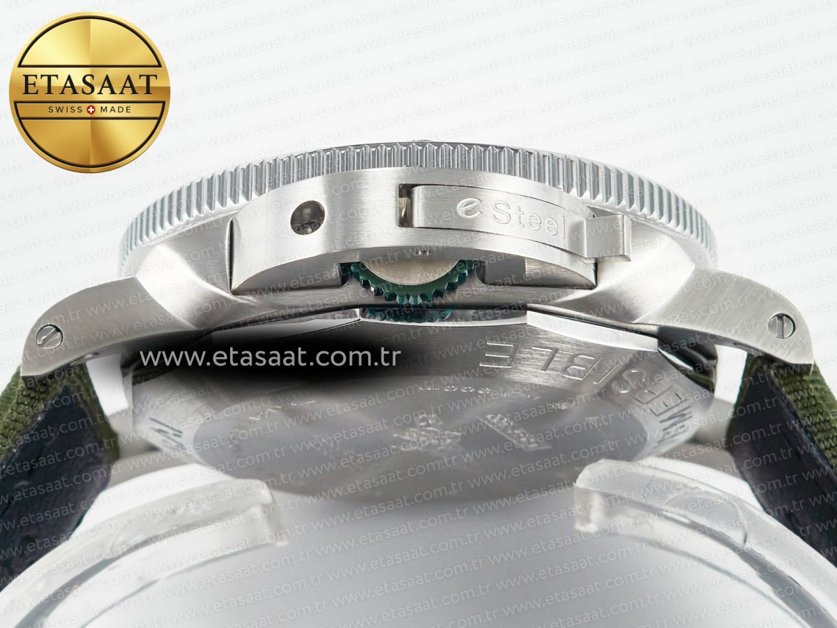 PAM1287 V TTF 1:1 Best Edition Green Dial on Green Nylon Strap P900 - Görsel 16