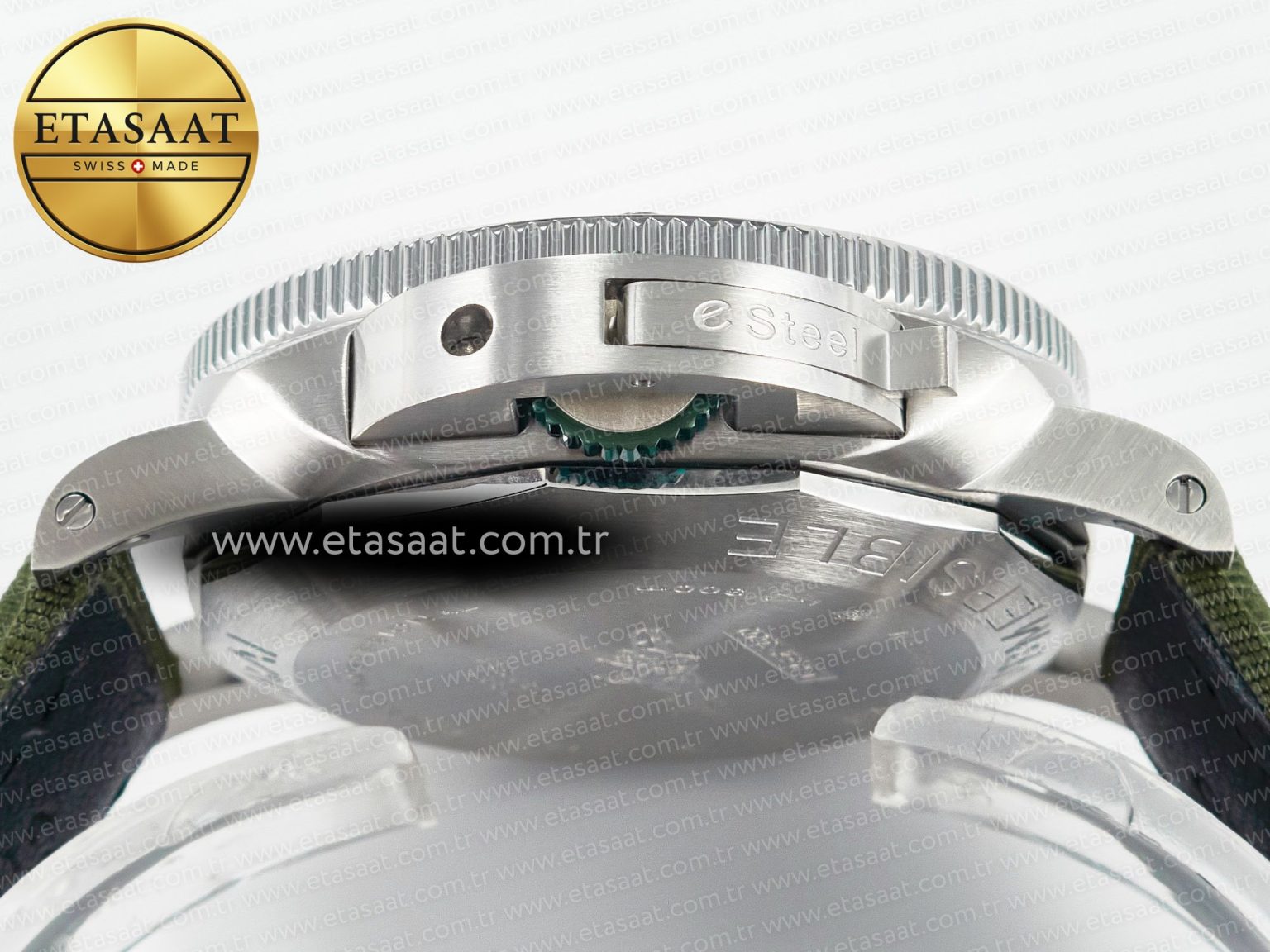 PAM1287 V TTF 1:1 Best Edition Green Dial on Green Nylon Strap P900 - Görsel 16