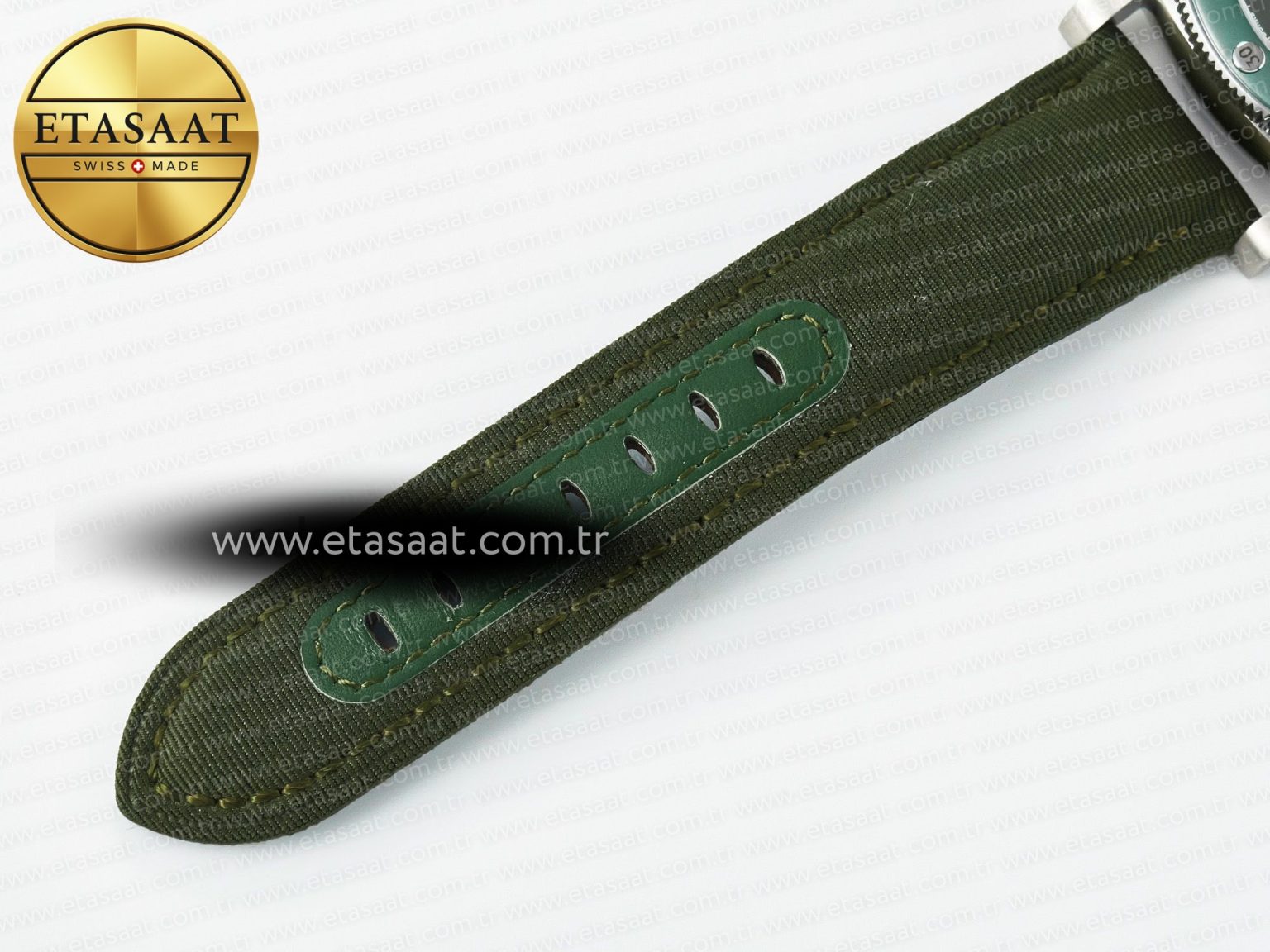 PAM1287 V TTF 1:1 Best Edition Green Dial on Green Nylon Strap P900 - Görsel 27