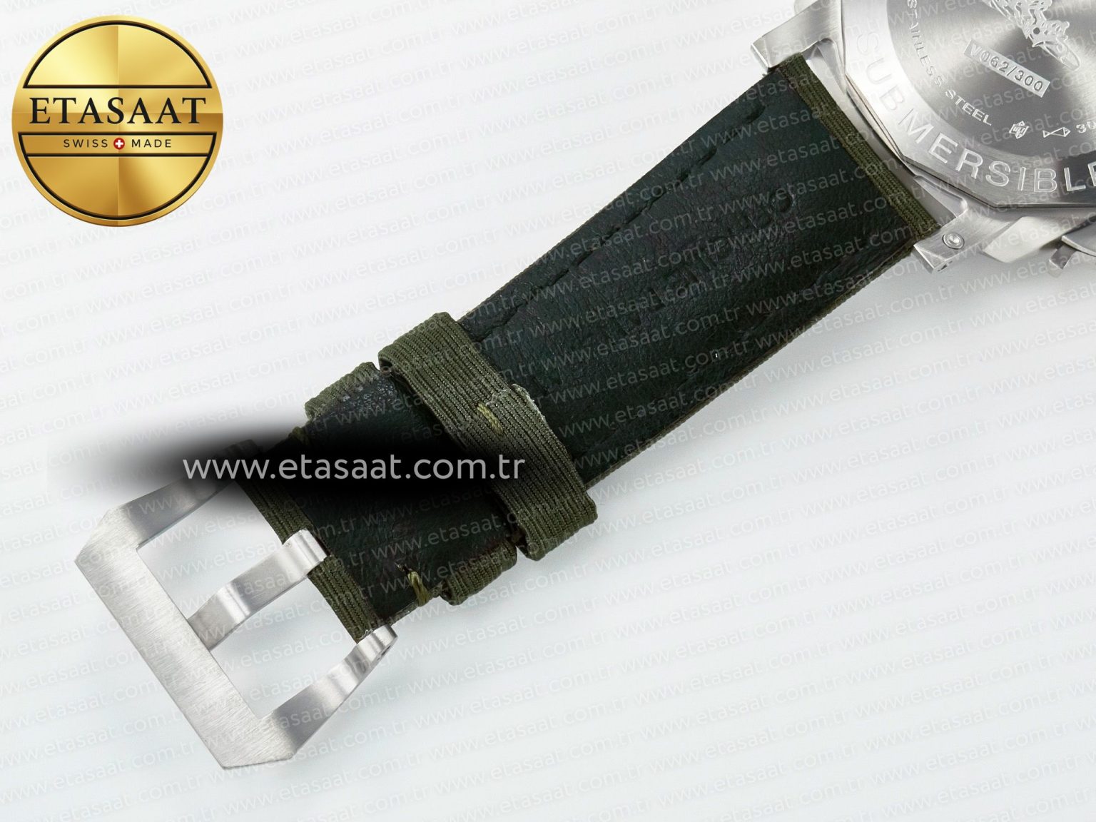 PAM1287 V TTF 1:1 Best Edition Green Dial on Green Nylon Strap P900 - Görsel 30