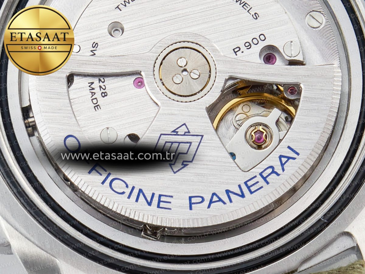 PAM1287 Y VSF 1:1 Best Edition Green Dial on Green Nylon Strap P900 - Görsel 22