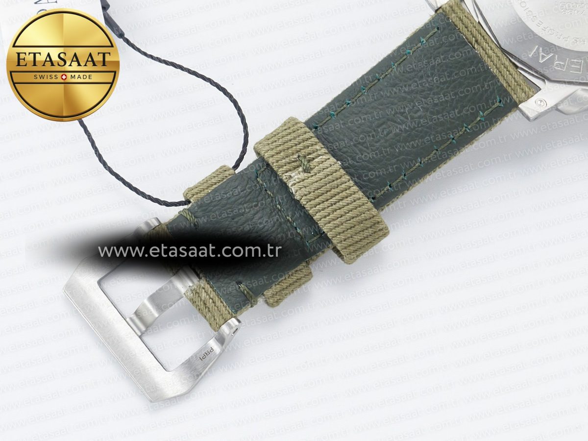 PAM1287 Y VSF 1:1 Best Edition Green Dial on Green Nylon Strap P900 - Görsel 30