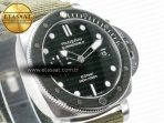 PAM1287 Y VSF 1:1 Best Edition Green Dial on Green Nylon Strap P900 - Görsel 5