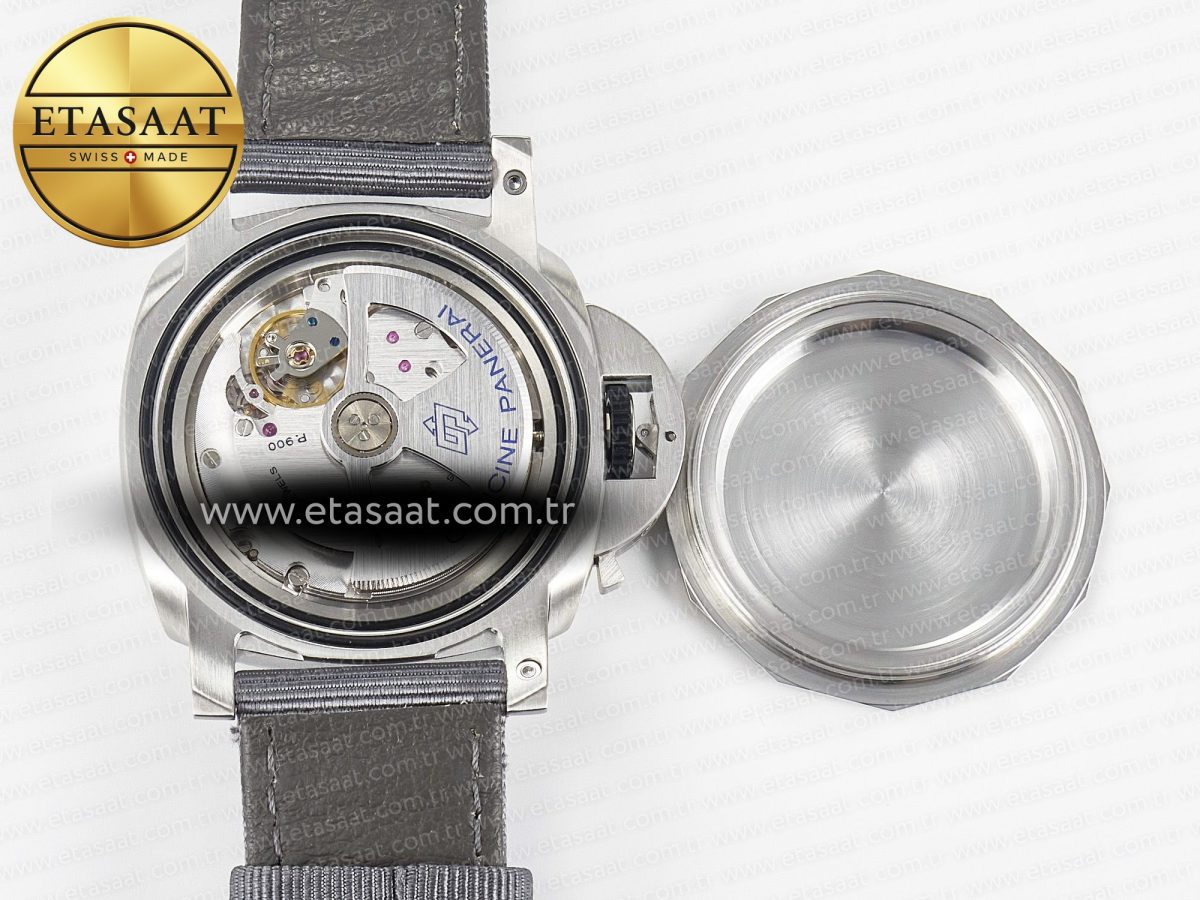 PAM1288 Y VSF 1:1 Best Edition Gray Dial on Gray Nylon Strap P900 - Görsel 21